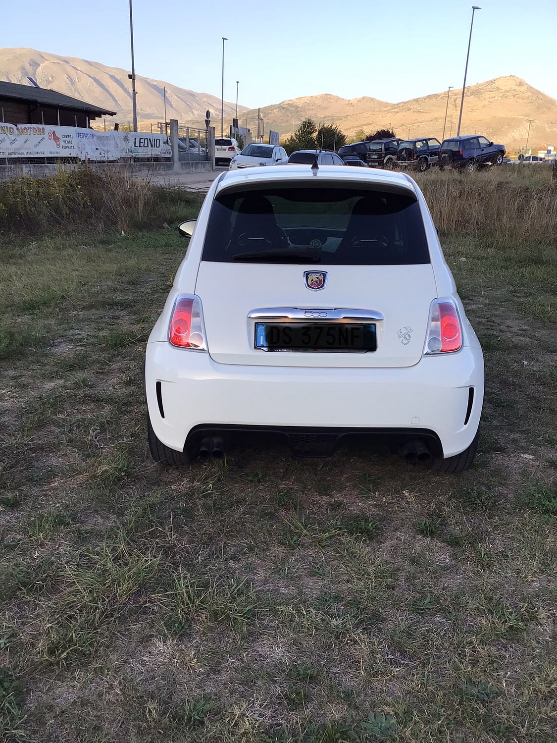 Fiat 500 Abarth Bianca